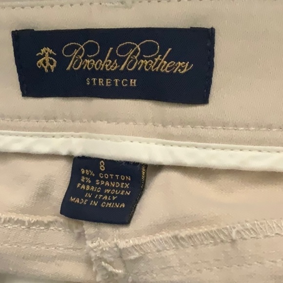 𝅺BROOKS Brothers stretch, khaki pants. Size 8 - Picture 5 of 5